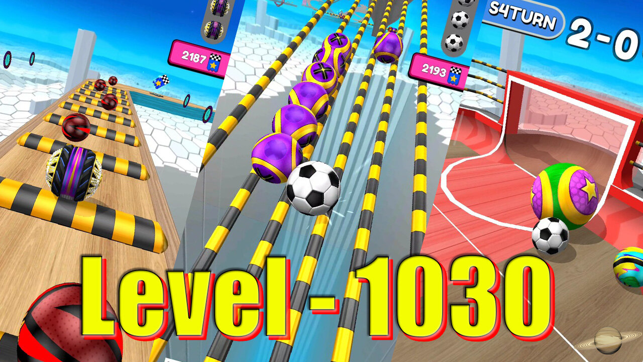 Going Balls 🔥 Opponents race Fun Goal Ball Speedrun Gameplay LEVEL 1030!