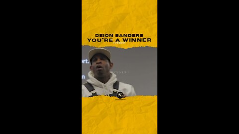 #deionsanders You’re a winner! 🎥 @deionsanders