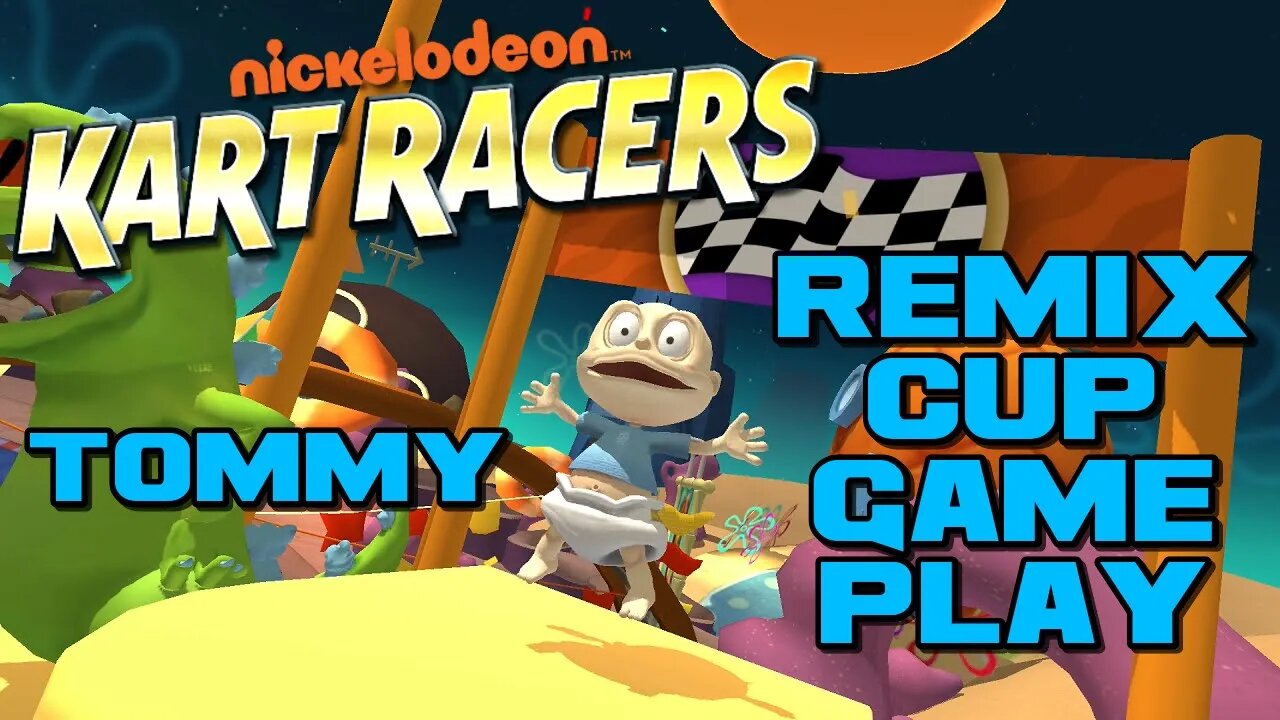 🥰💞🎮 Nickelodeon Kart Racers - Tommy - Remix Cup - Nintendo Switch Gameplay 🎮💞🥰 😎Benjamillion