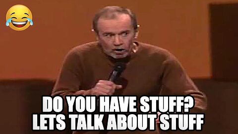 First Time Watching | George Carlin Talks About “Stuff” (Reaction)