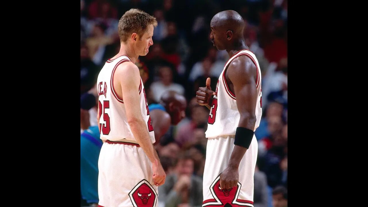 Steve Kerr Saved Michael Jordan with His Game Winner shot - Chicago Bulls 1997 Finals Game 6.