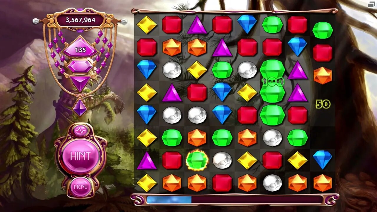 Bejeweled 3 - Endless Zen - Level: 135