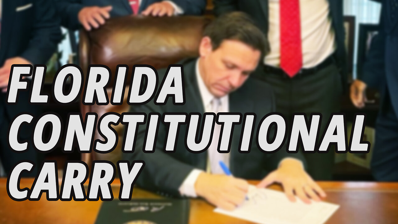 Florida Legislature Passes Constitutional Carry | July 1st