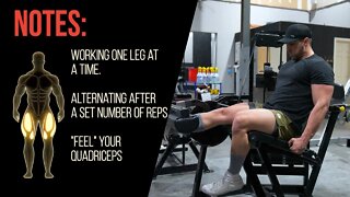 Leg Extensions - Singles