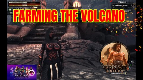 Conan Exiles Farming the Volcano Busty Boobs #Boosteroid #Conanexiles