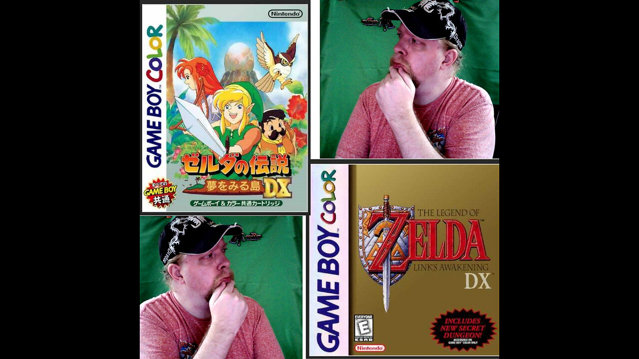 The Legend Of Zelda Links Awakening Gameboy Version Expansion Pack US and Japanese Versions Part One