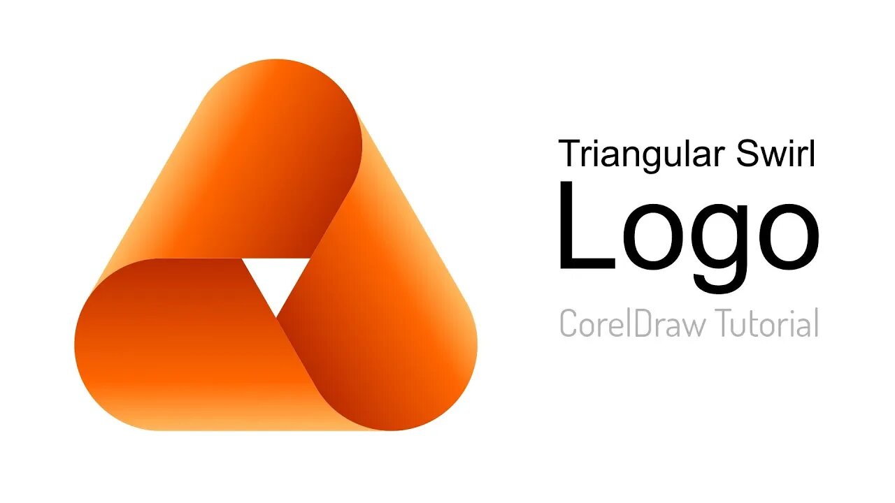 Triangular Swirl Logo Design Using CorelDraw 2020 | Logo Design Tutorial