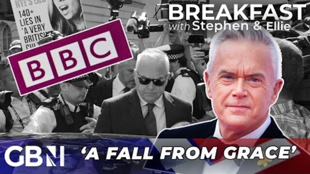 Innocent until proven GUILTY?: BBC faces FIRE for paying 'disgraced' Huw Edwards despite his arrest