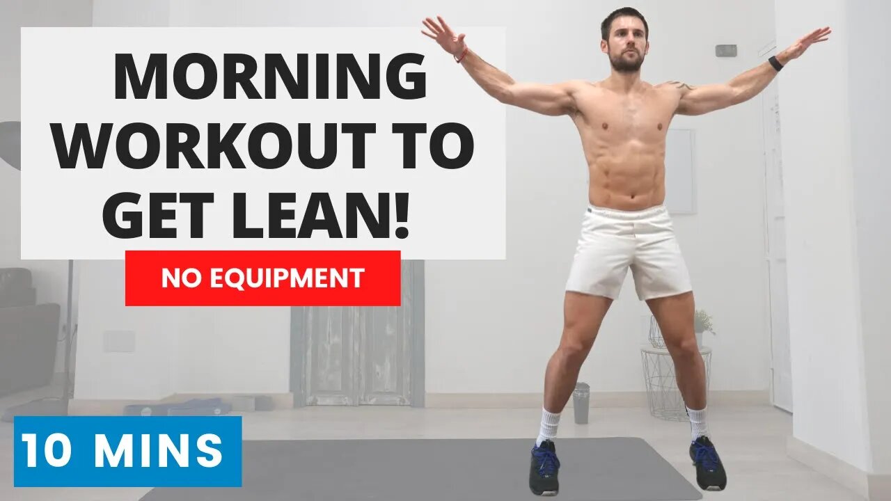 Quick Morning HIIT to get LEAN | Do This Everyday to Burn Fat | No Equipment | 10 Mins | #CrockFit