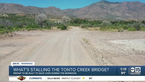 Construction for Tonto Basin bridge set to start in October despite opposition