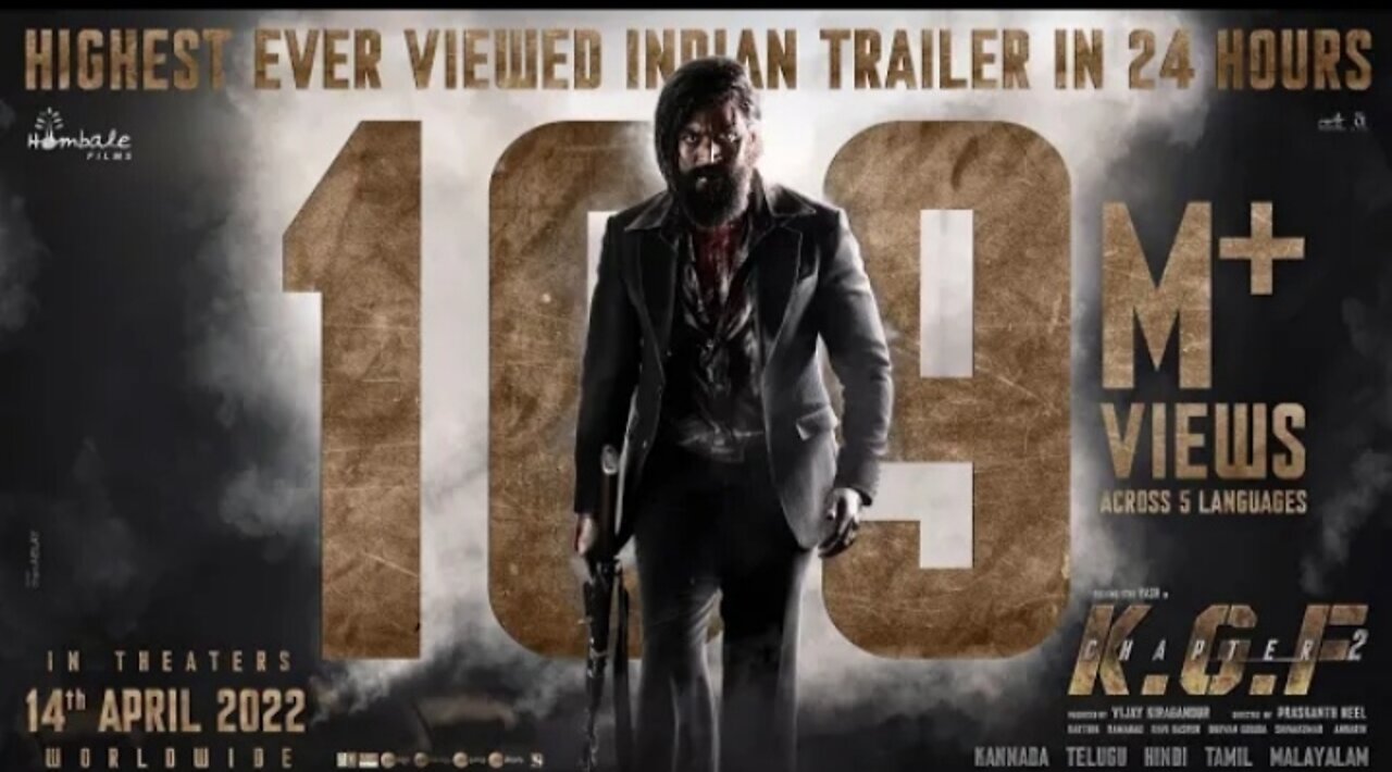 kgf chapter 2 trailer hindi 2022