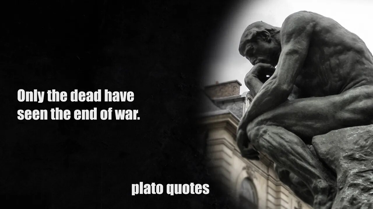 Plato - QUOTES FOR LIFE | Ancient Greek Philosophy | Philosophy Quotes