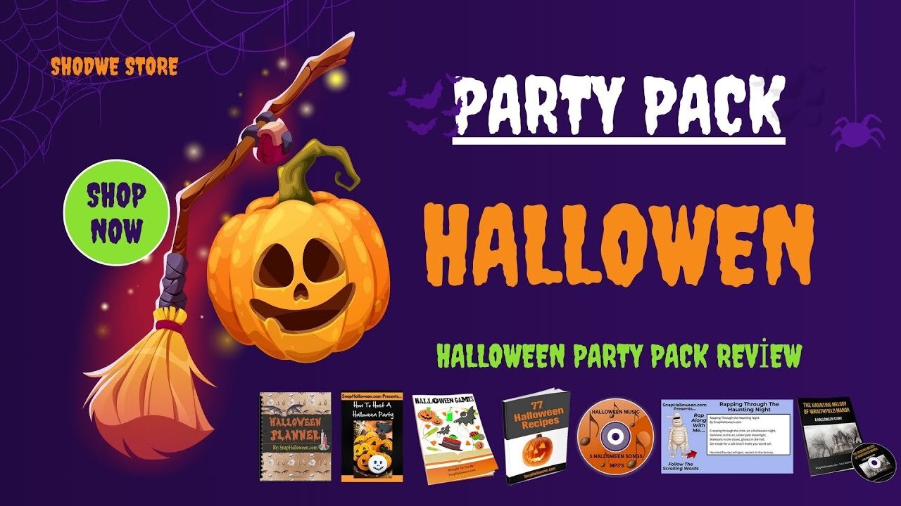 Halloween Party Pack Review 🎃 | Spooktacular Decor, Costumes & Treats! 👻