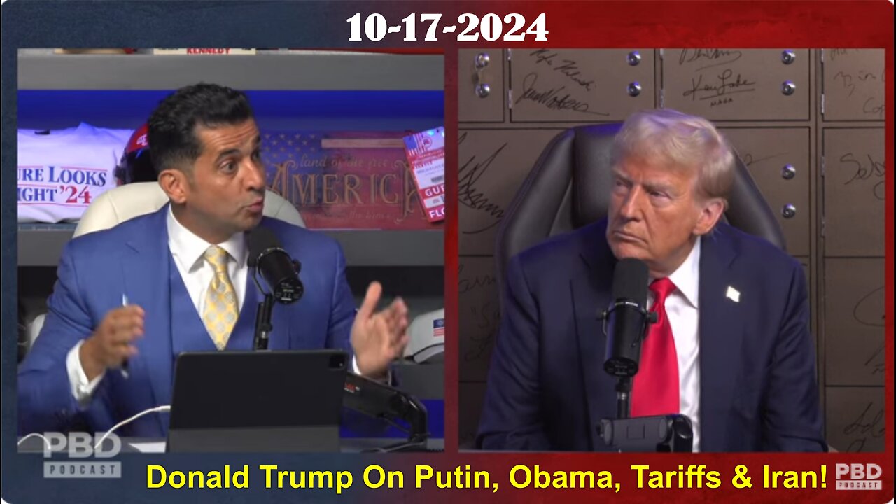 FULL: “Our Country Has Been Poisoned” - Donald Trump On Putin, Obama, Tariffs & Iran!! - 10/17/24