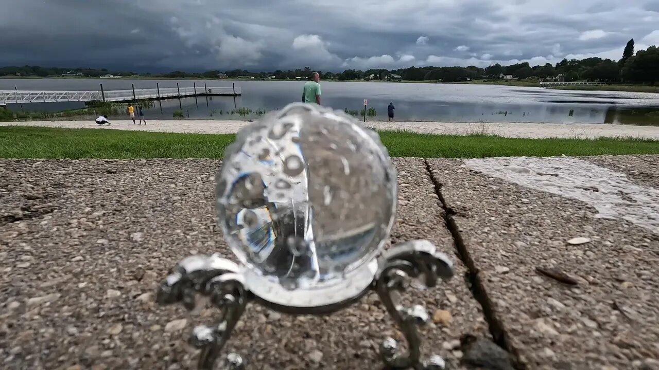 Lake Eva summer storm with a Crystal Orb