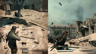 Sniper Elite V2 Multiplayer - Splitscreen Coop [Gameplay #9]