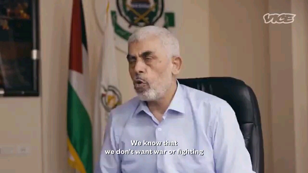 Full Interview of Yahya Sinwar explaining how they tried peaceful resistance and it didn’t work ⏬⏬⏬⏬