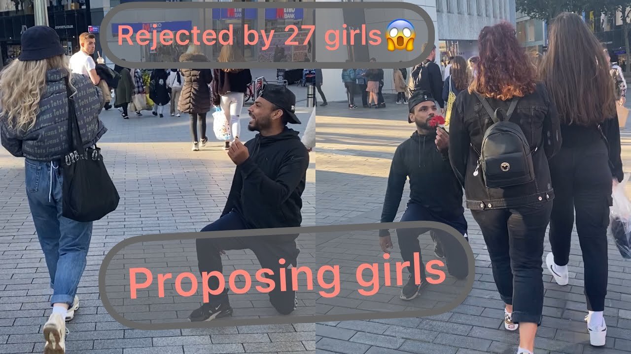 proposing girls prank i got rejected by 26 girls2024//Jokerpranks