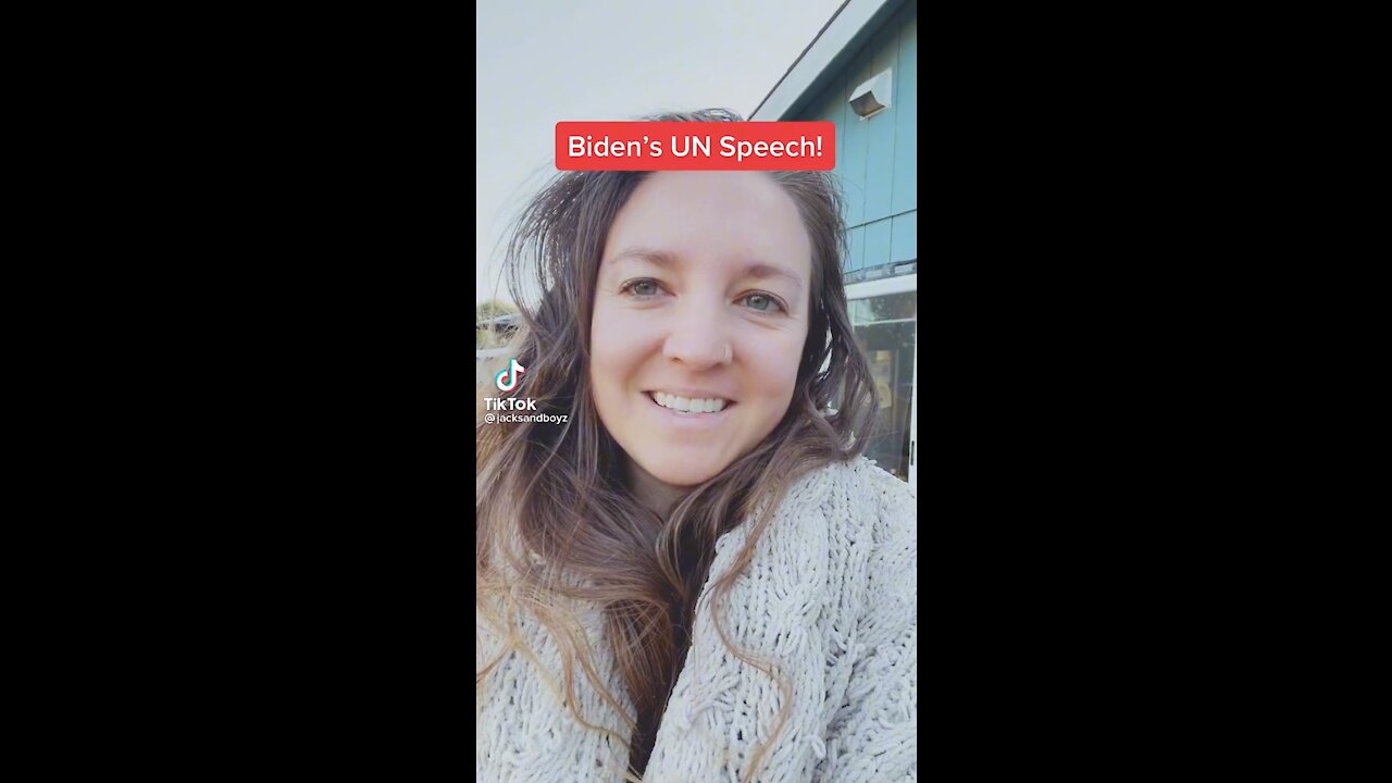 A great take away from Buyden’s UN speech