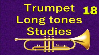 Trumpet Long tone Studies 018 - Tabakov Russian Trumpet Method - Long Notes IV