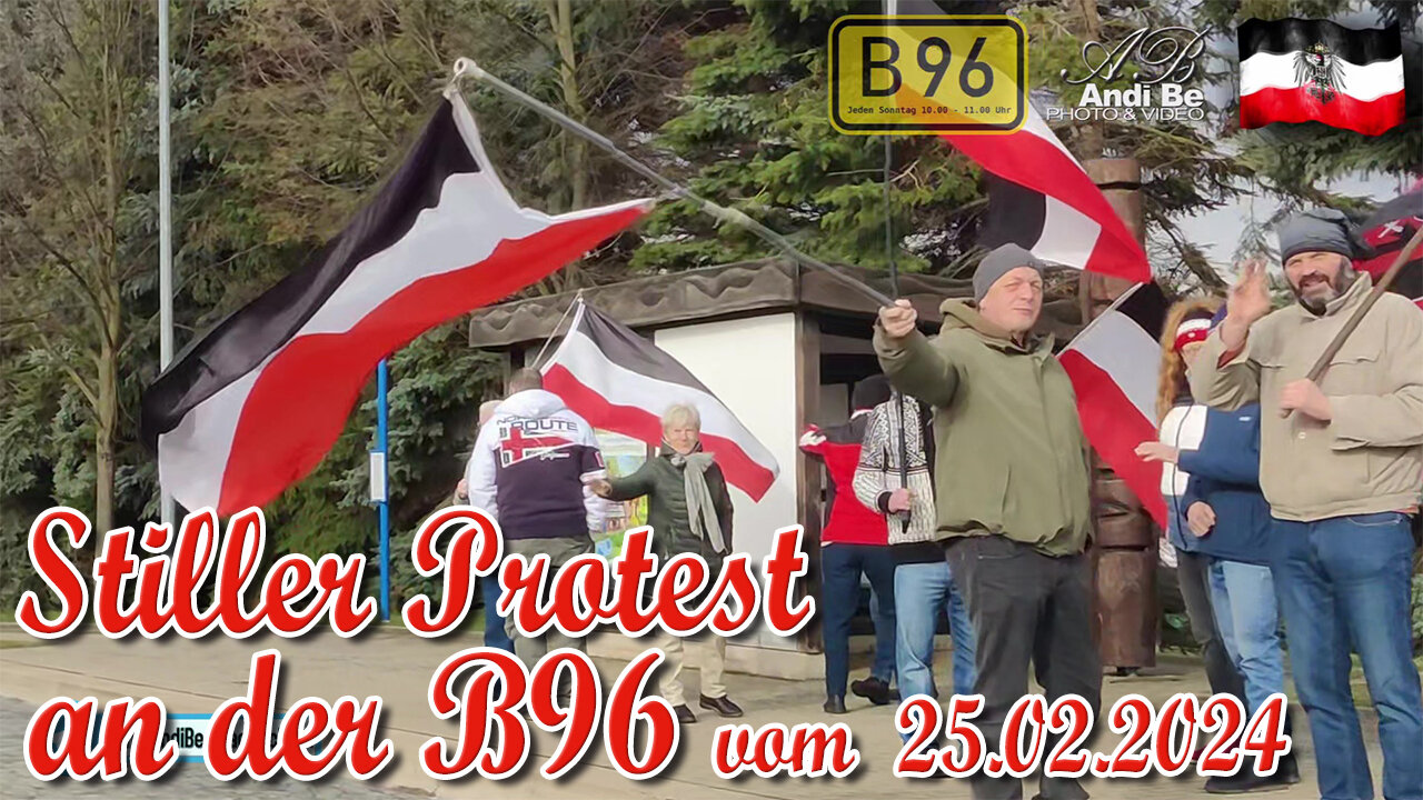 Stiller Protest B96 vom 25.02.2024