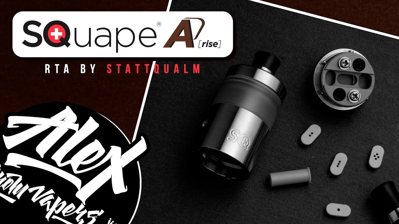 Коренной Швейцарец l SQuape A[rise] RTA by StattQualm l Alex VapersMD review 🚭🔞