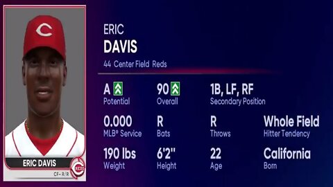 How To Create Eric Davis MLB The Show 22