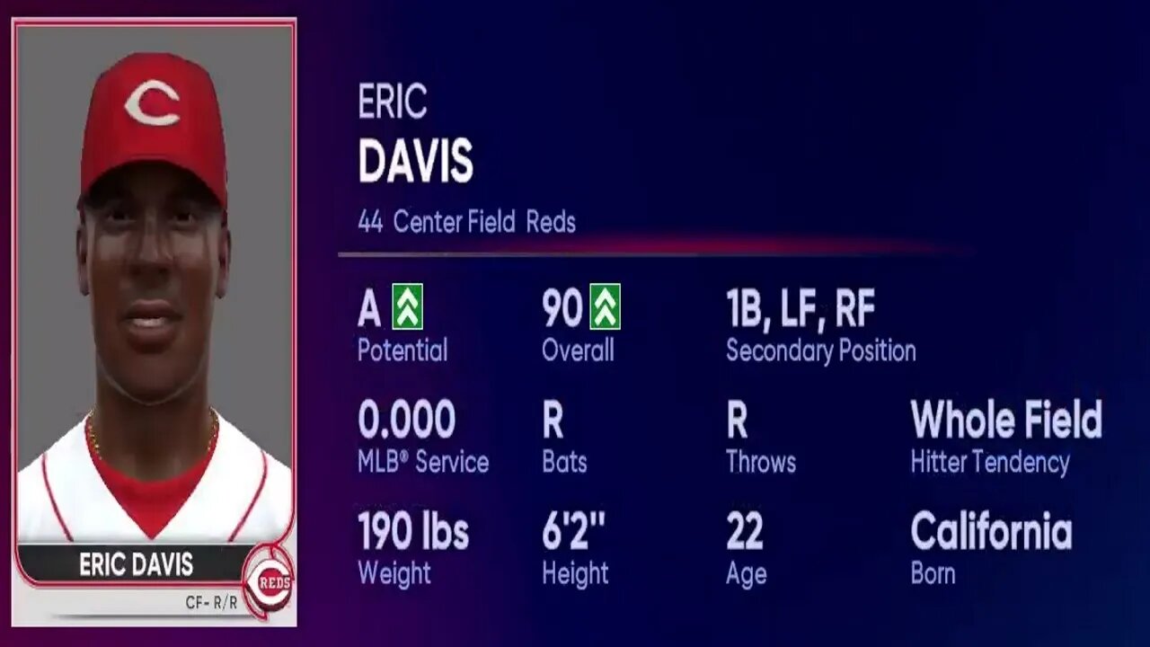 How To Create Eric Davis MLB The Show 22