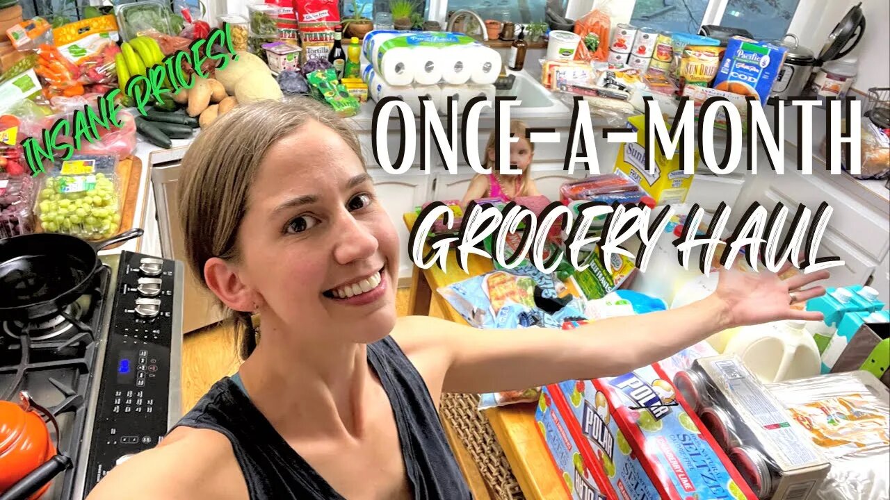 Grocery Haul For My Large Family | Prepper Pantry Stock Up Haul | Building a Years Food Supply