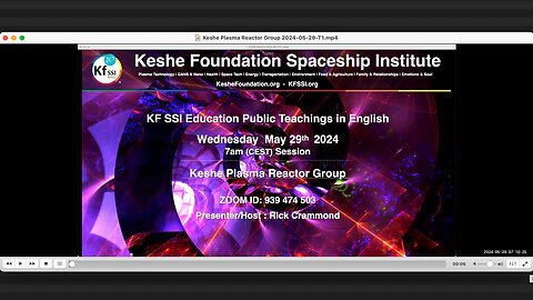 Keshe Plasma Reactor Group 2024-05-29-T1