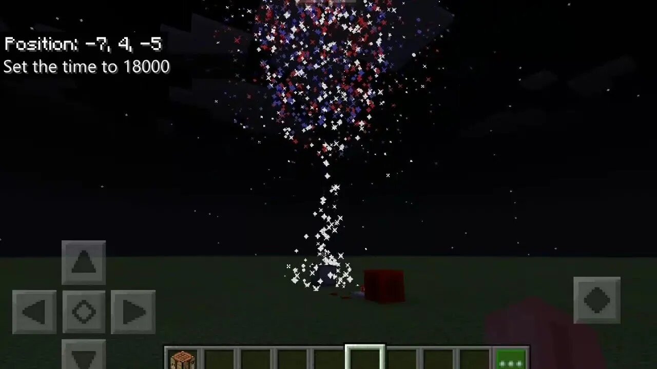 Minecraft 4th of July - How To Make a Red,White,Blue Fireworks!