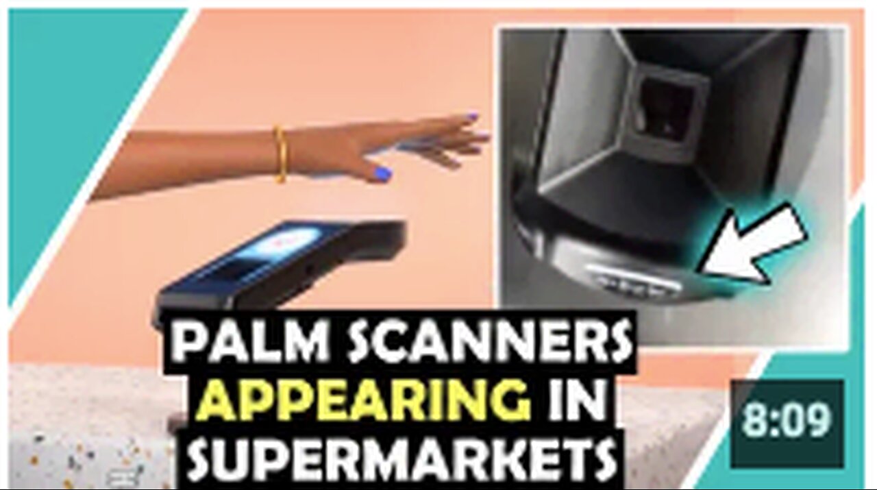 PALM SCANNERS Appearing In Supermarkets