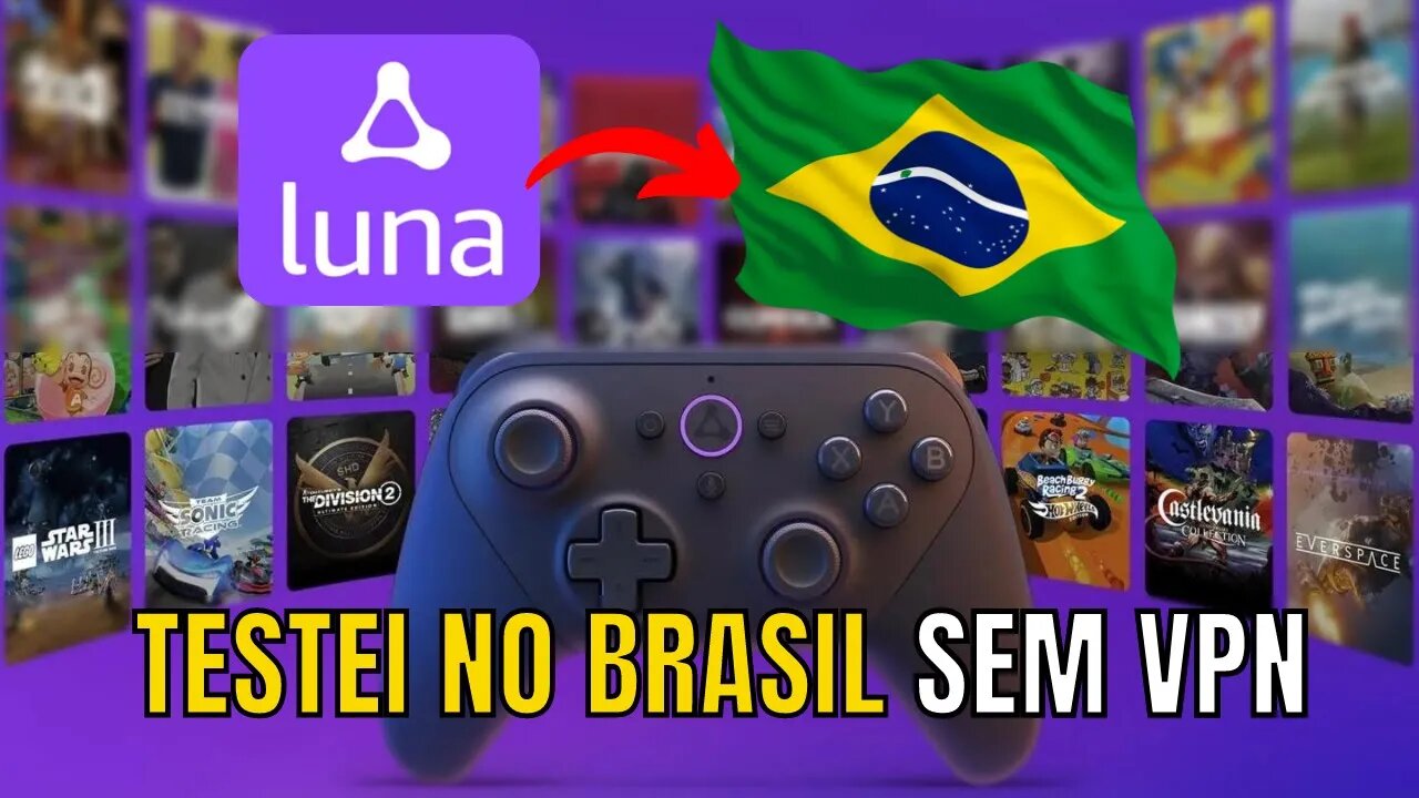 COMO USAR AMAZON LUNA SEM VPN no BRASIL?? (30 DIAS GRÁTIS)