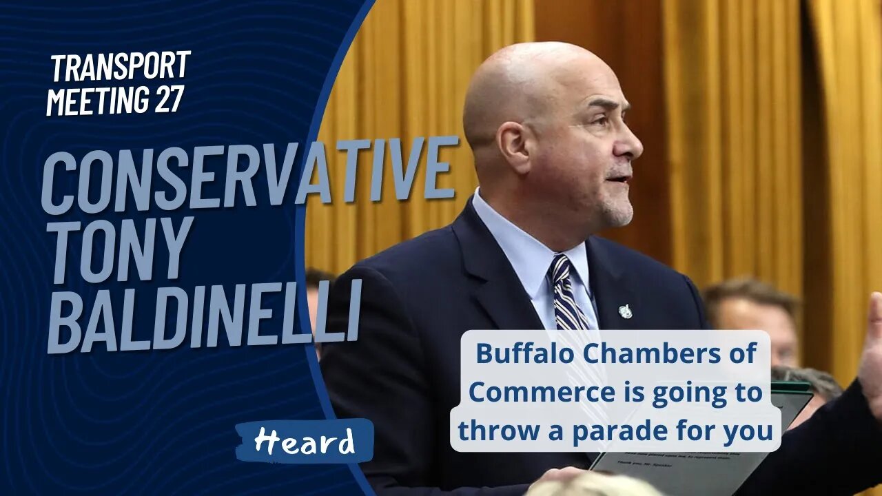 Tony Baldinelli Pushes Omar Alghabra & Michael Keenan for answers, gets little #TRAN Committee 27
