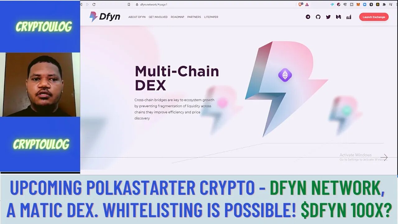 Upcoming Polkastarter Crypto - Dfyn Network, A MATIC DEX. Whitelisting Is Possible! $DFYN 100X?