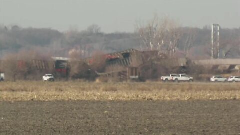 BNSF Train Derailment Pacific Junction, Iowa