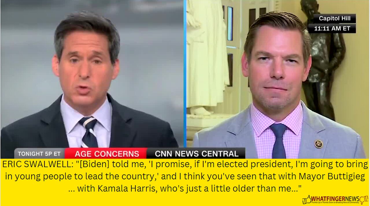 ERIC SWALWELL: "[Biden] told me, 'I promise, if I'm elected president, I'm going to bring