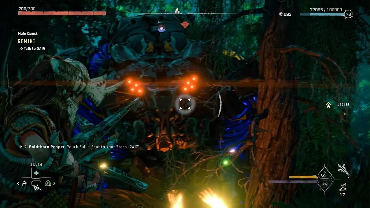 Horizon Forbidden West Another Fireclaw Sac Webbing Ultra Hard