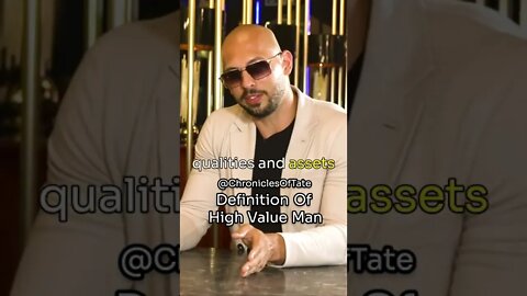 Andrew Tate's Definition Of A ‘High Value’ Man👔🕶
