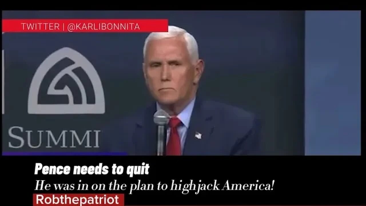 Pence shows what an idiot he really is here!