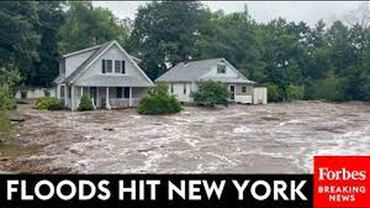 NEW FOOTAGE: Heavy Rains Cause Severe Flooding In New York State