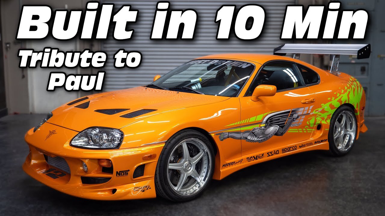 Fast & Furious Supra Built In 10 Mins | 90% Unseen Footage