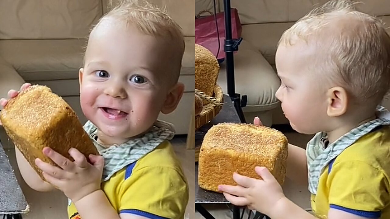 Stealing and eating Mamma's better tasting food