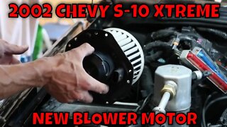 INSTALLING A BLOWER MOTOR IN MY CHEVY S-10 XTREME