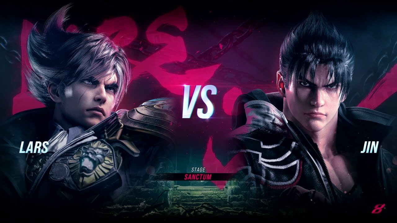 Tekken 8 gameplay.Jin VS Lars