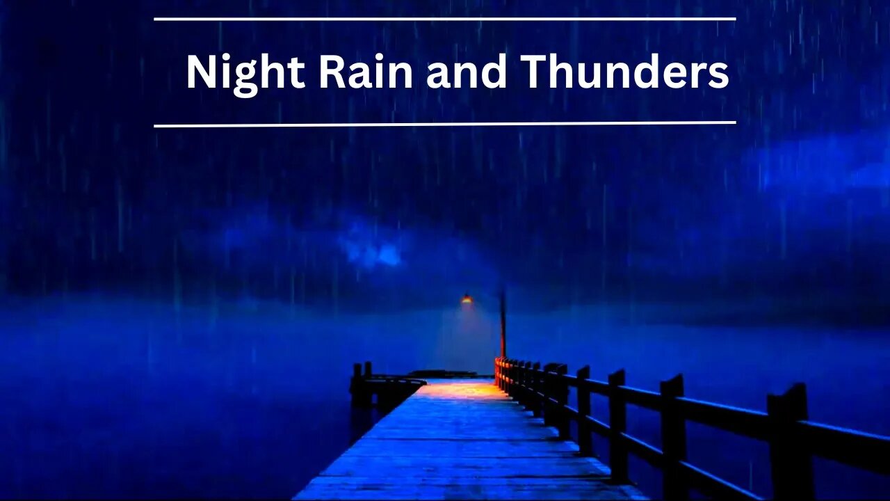 Heavy Thunderstorm Sounds | Ambience Rain, Thunder & Lightning Relaxation for Sleep.