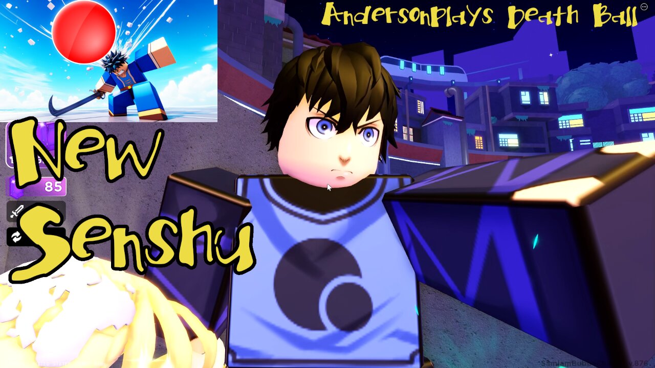 AndersonPlays Roblox Death Ball - New Senshu Character (Yoichi Isagi)