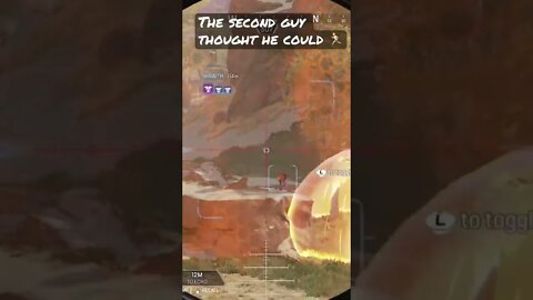 The second guy thought he could get away 🏃 🏃‍♂️ 🏃‍♀️ #apexlegends #shorts #gaming