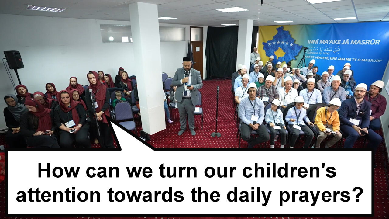 How can we turn our children's attention towards the daily prayers?