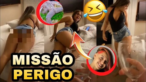 LARISSA FAZ A BRINCADEIRA DA RÃ COM RAISSA*Vejam só no que deu*🤣🤣🤣!!!